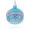 American Art Nouveau Cross with Diamonds Glass Ball Christmas Ornament 3.25 Inches